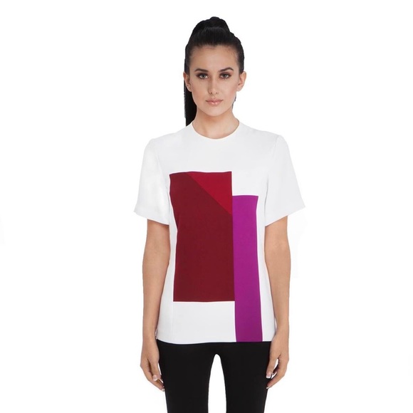 Graphic Colorblock Patchwork Top - Picture 3 of 6